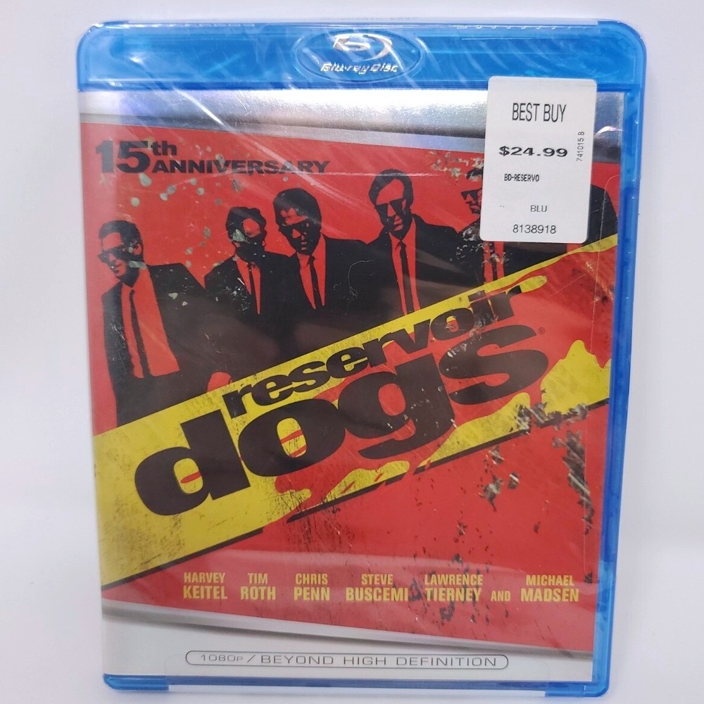 Reservoir Dogs (1992) Quentin Tarantino SEALED 15th Anniversary‎ Blu-ray